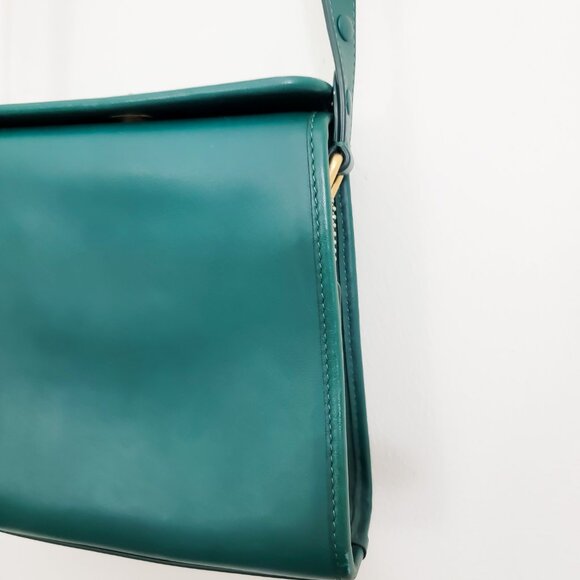 Coach 1941 Turnlock Shoulder Bag in Emerald Green - Picture 6 of 13